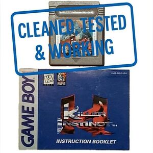 Killer Instinct Nintendo Game Boy 1995 Manual Included Video Game Vtg Authentic